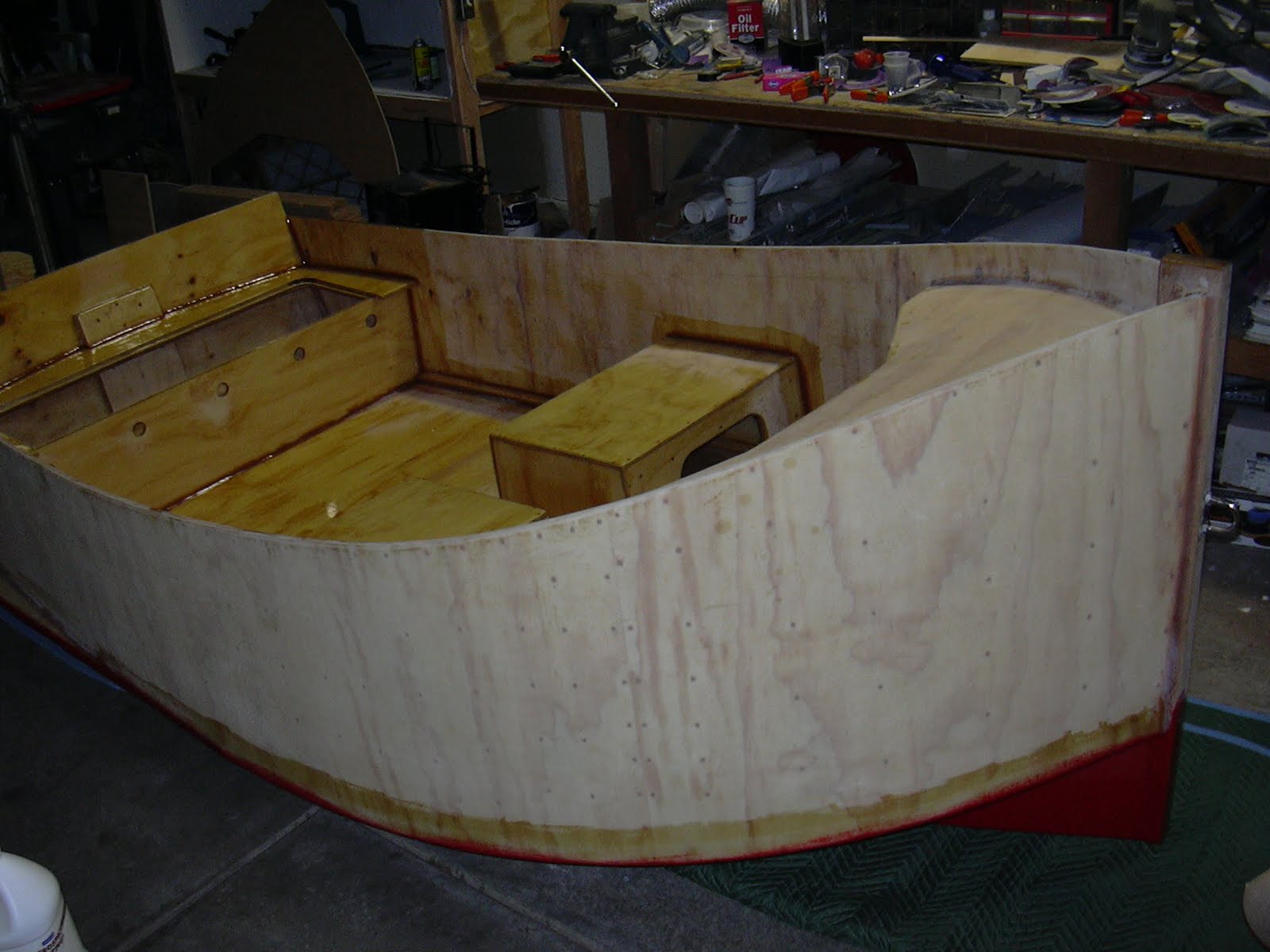 Todd's MiniTug Boat Building Journal Cabin Beams and Uprights