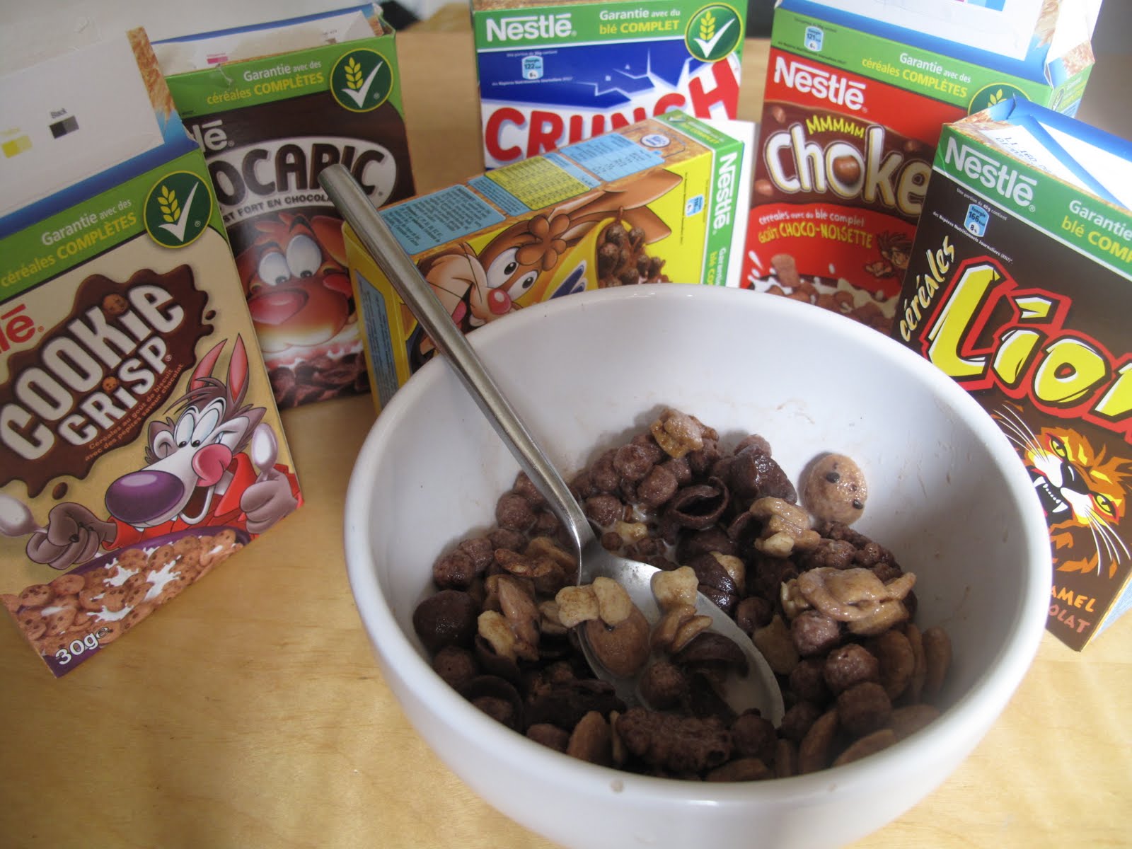 gobble monkey Nestle Cereal Mix