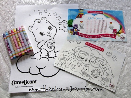 Harmony Funshine Tenderheart The Care Bears sticker "Welcome to Care-A-Lot" 
