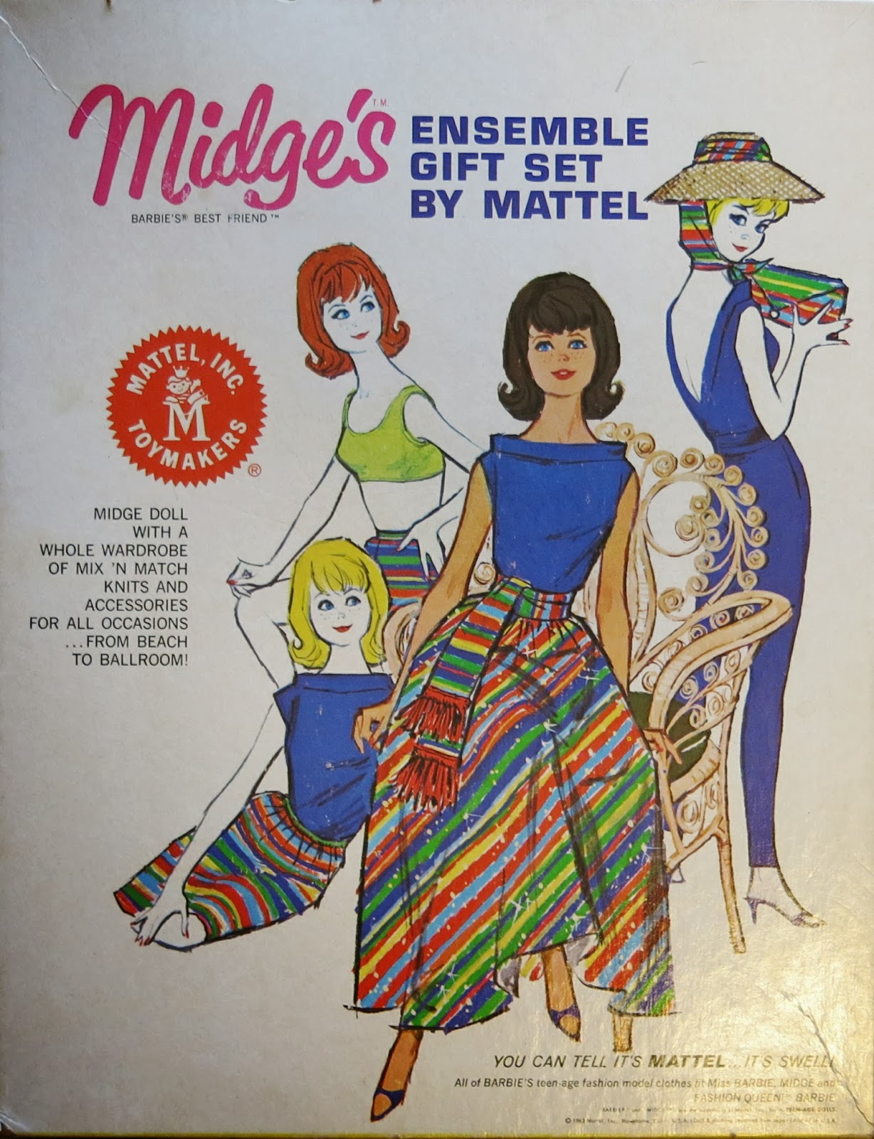 vintage barbie pak clothes