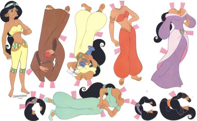 disney paper dolls