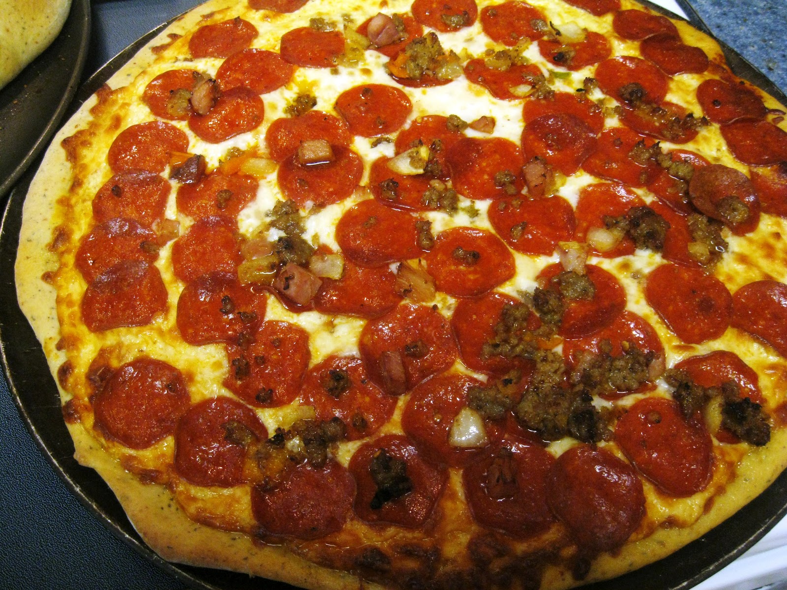 TIP GARDEN Bread Machine Garlic Bread Pizza Dough