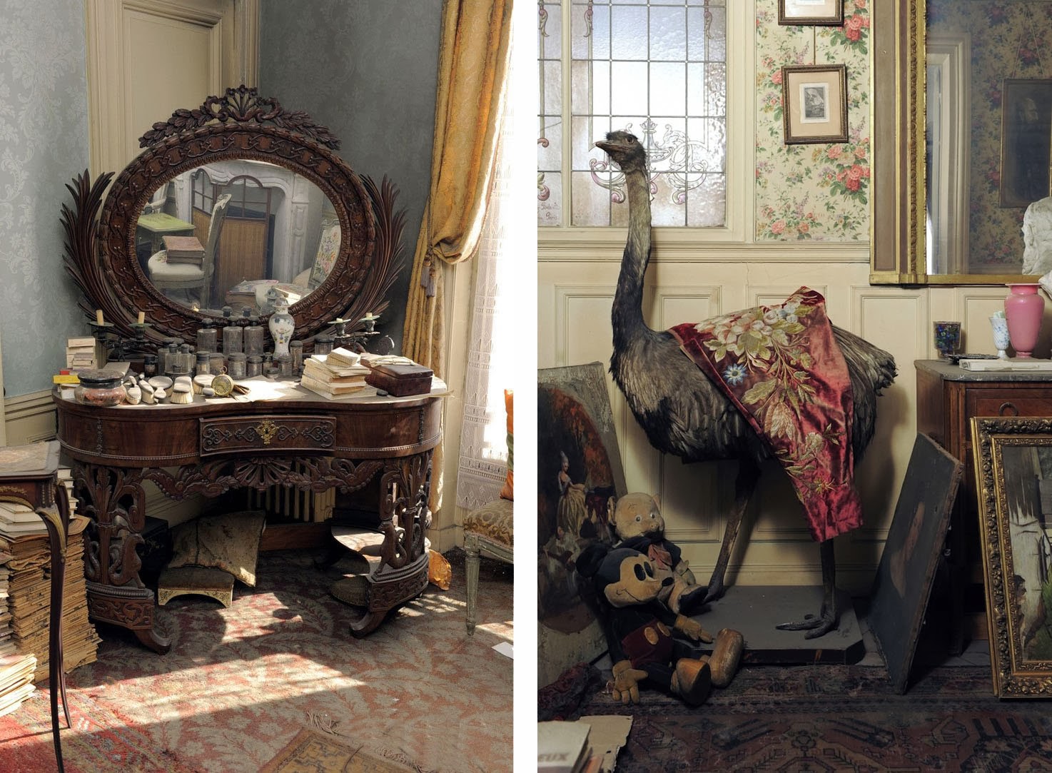 Rose Tinted Illustration PARISIAN "TIME CAPSULE" APARTMENT UNTOUCHED SINCE THE 1940'S