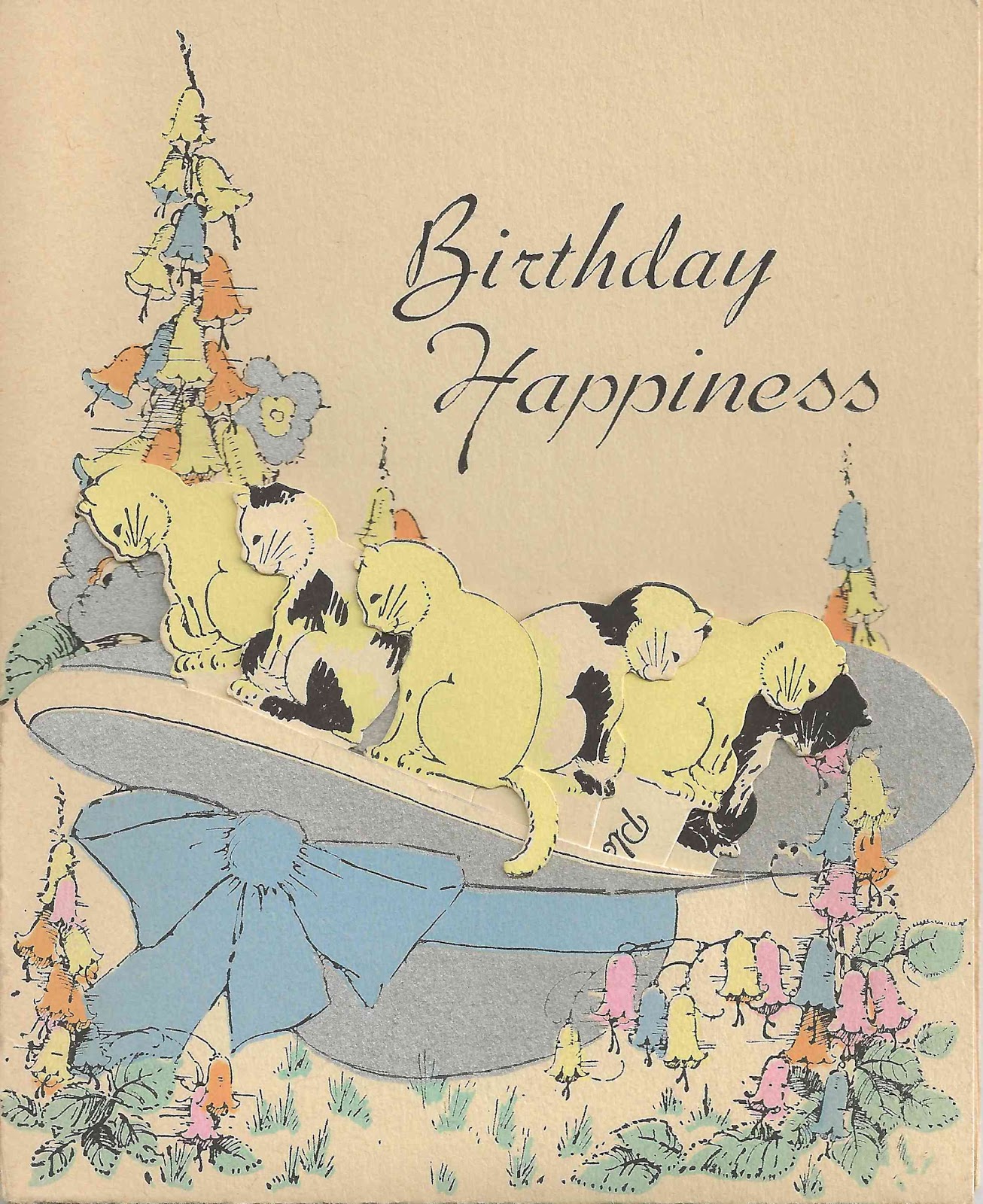 Chúc mừng sinh nhật Anzu Mazaki (Tea Gardner) ngày 18 tháng 8 xinh đẹp, nhân ái, dễ mến  Cat+Preston+Its+My+Cake+Vintage+Cat+Birthday+Card