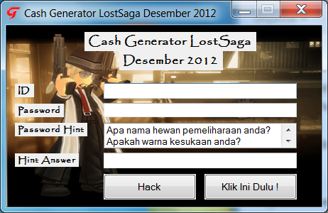 cheat lost saga cash generator 2013