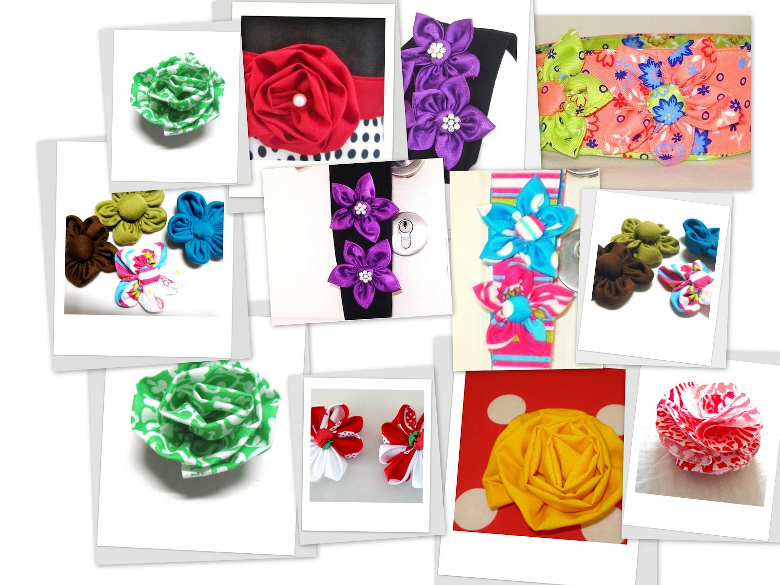 Sewing Patterns for Girls Dresses and Skirts: Fabric Flower Tutorial