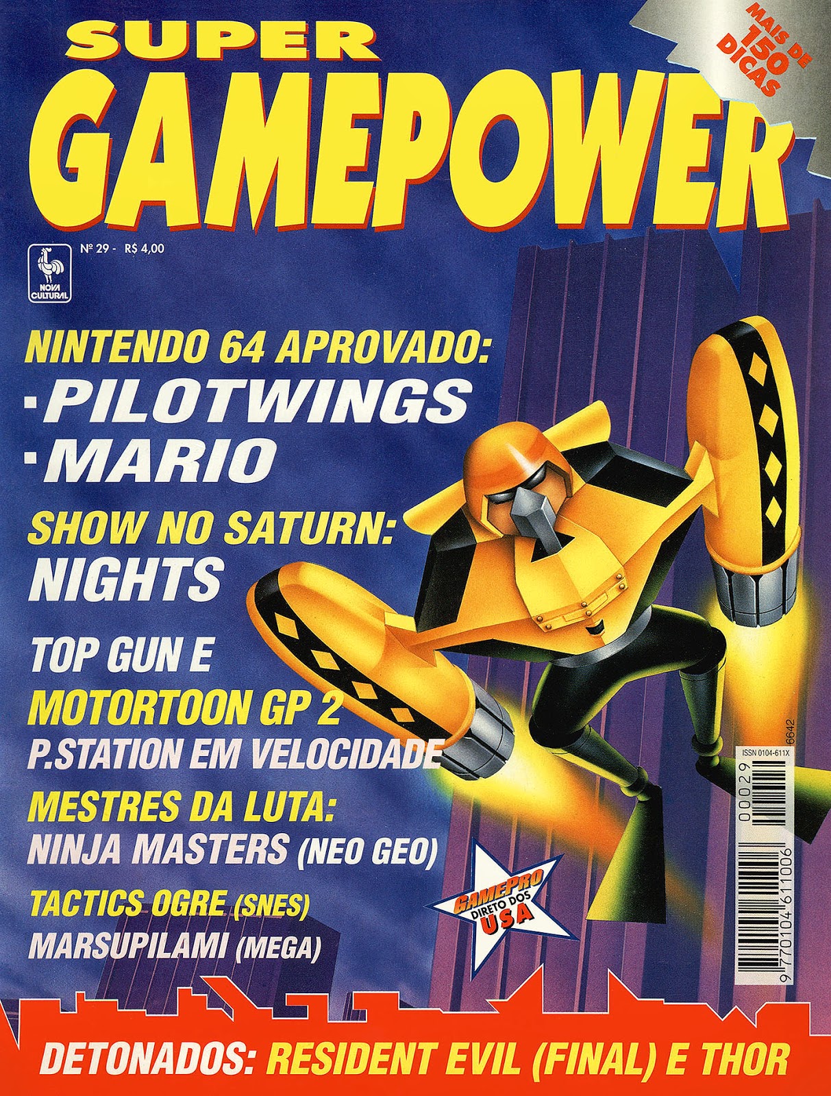 Revista Super Game Power Nº 52 Detonado Rockman & Forte