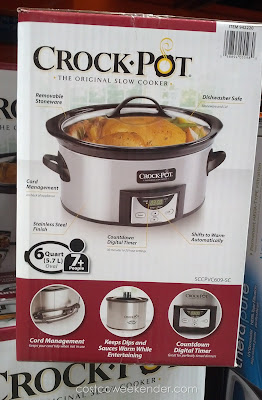 Bring out the flavor by slow cooking with the Crock-Pot SCCPVC609-SC