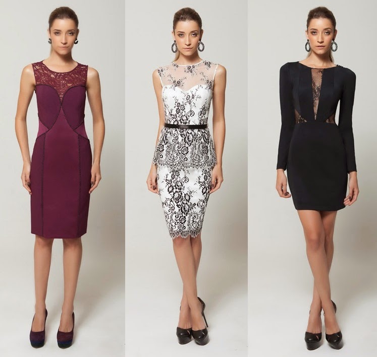 vestido de festa curto chique