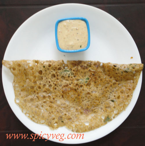 World Of Vegeterian Recipes Crispy Oats Ravva Dosa