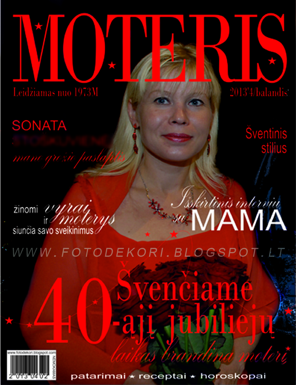 FOTODEKORI Gimtadienio atributika