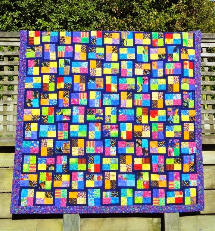 Wendy's quilts and more Sparkling Gemstones Jelly Roll Quilt