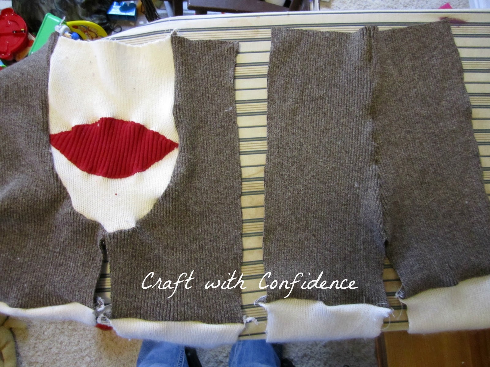 Craft with Confidence: Baby Sock Monkey Costume