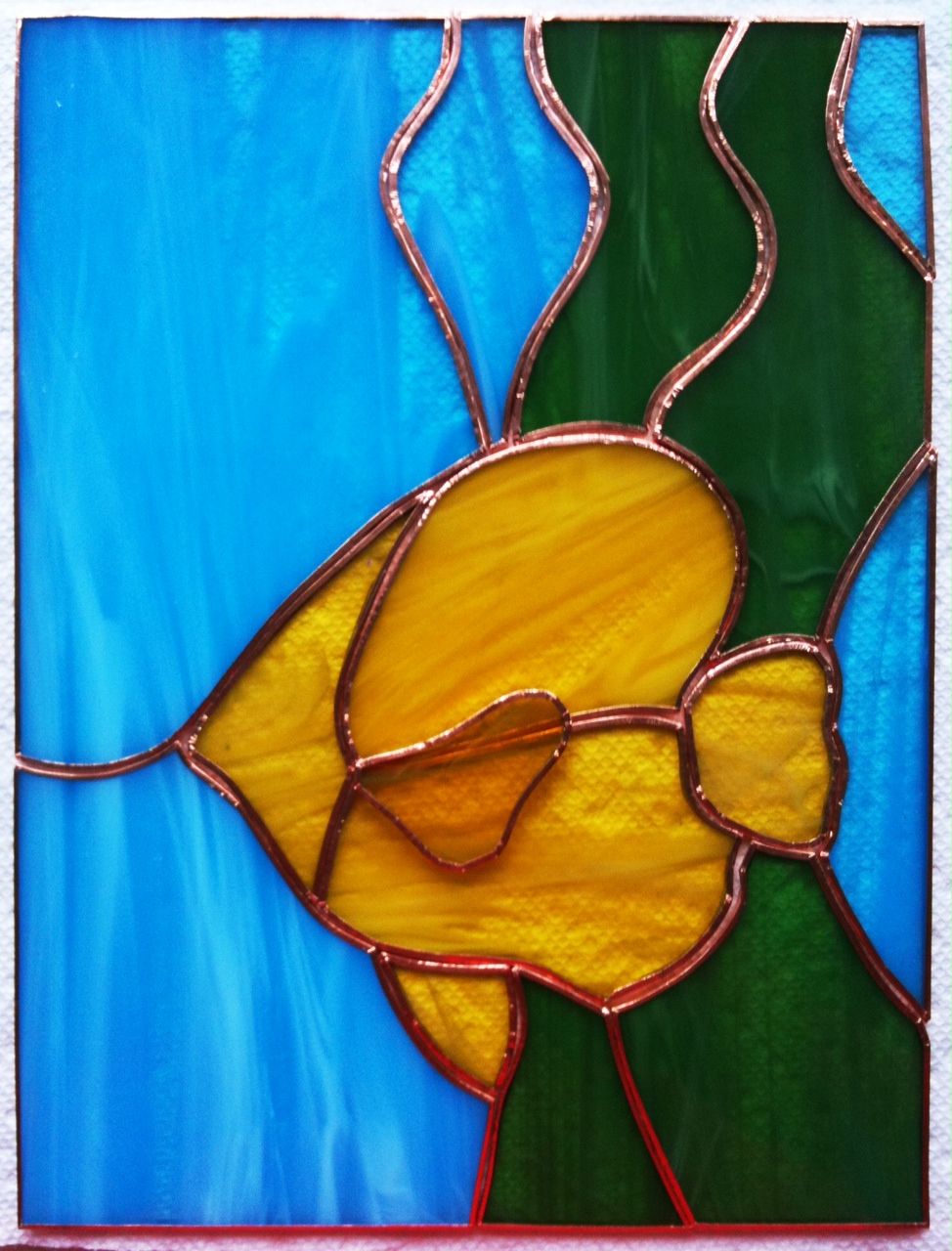 Rosie Lane Stained Glass Tropical Fish