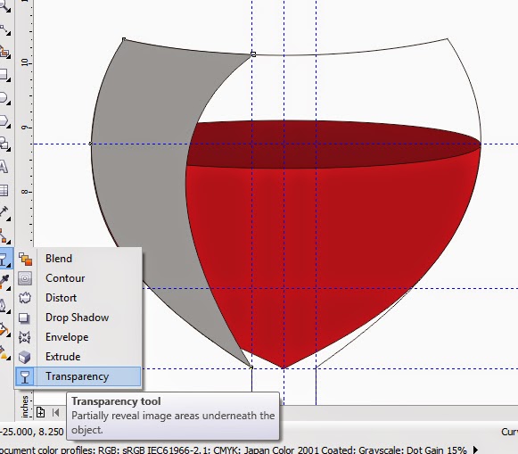 Cara menggunakan Transparency tool Coreldraw Cara menggunakan Transparency tool Coreldraw