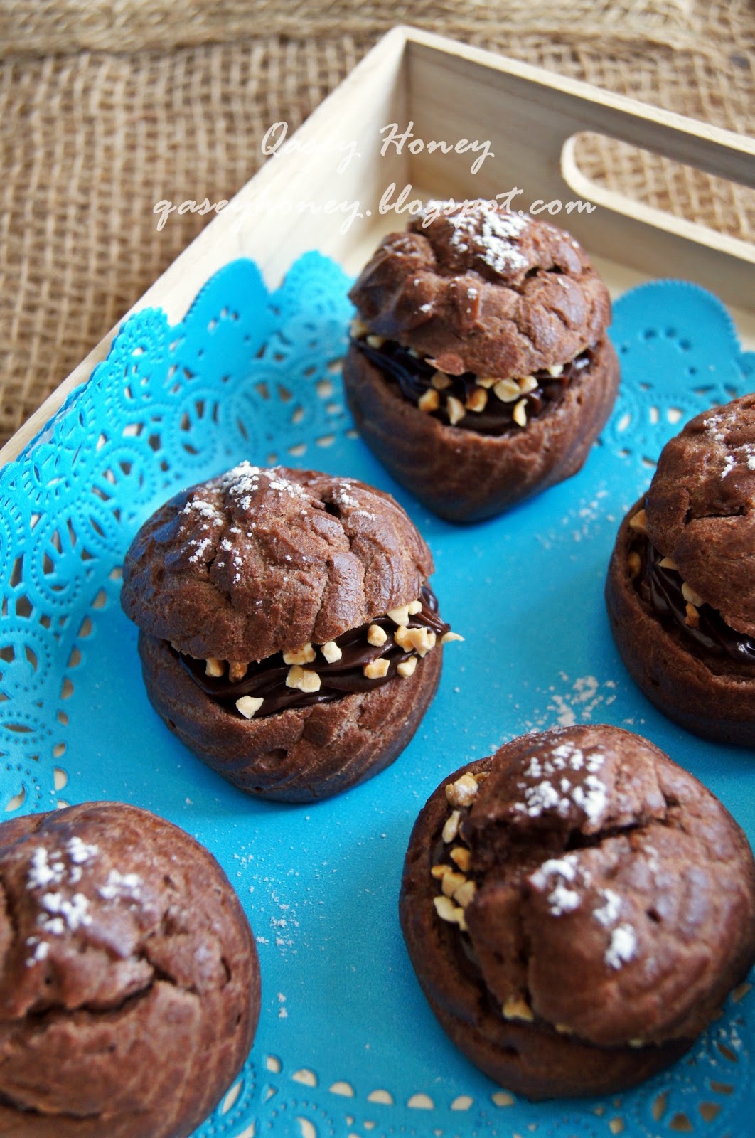 CREAM PUFF COKLAT | QASEY HONEY