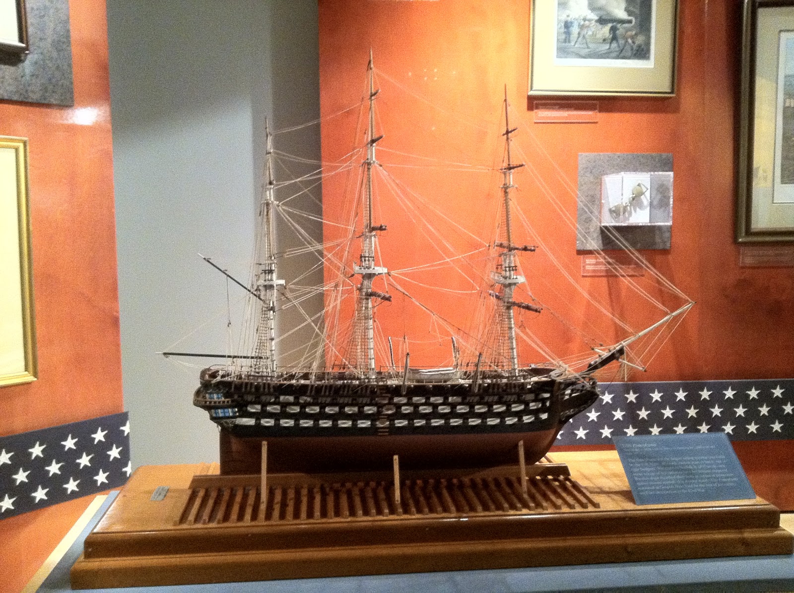 Hampton Roads Naval Museum ShipoftheLine USS Pennsylvania, Ship Model