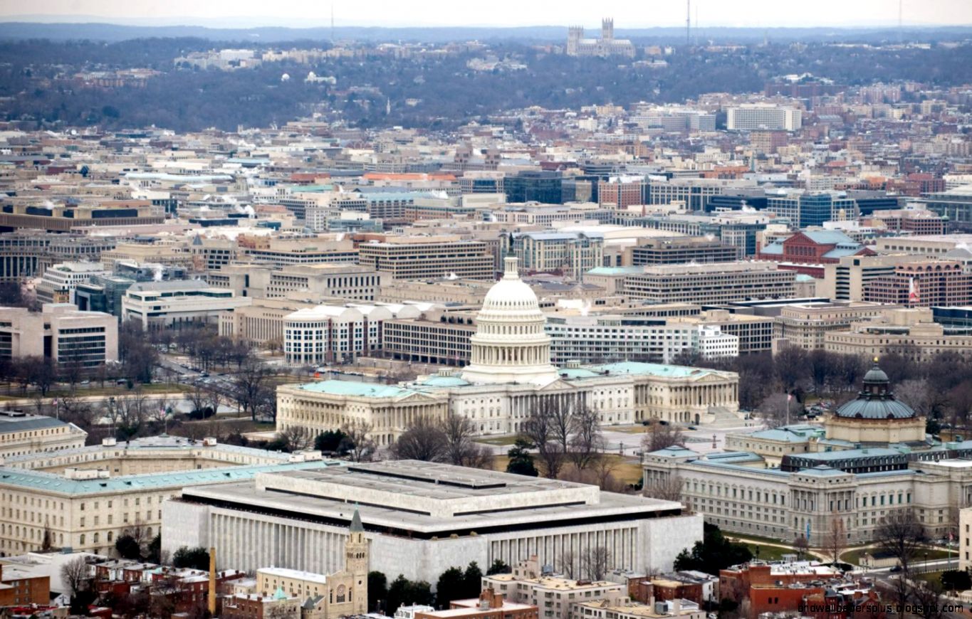 Washington DC City Aerial View Washington DC City Aerial View