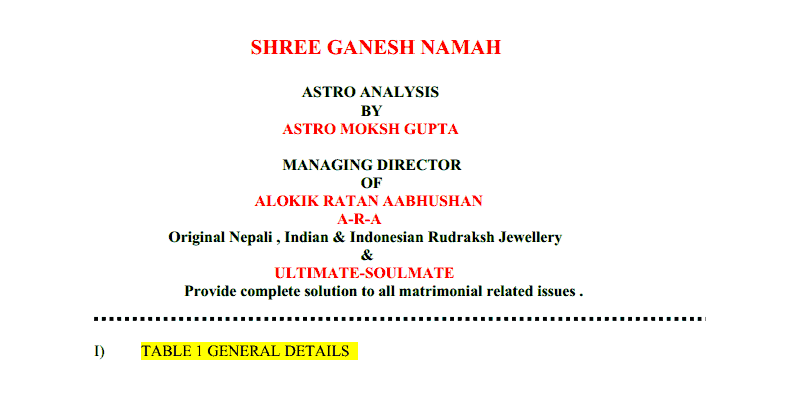 PERSONALIZED CAREER REPORT-1