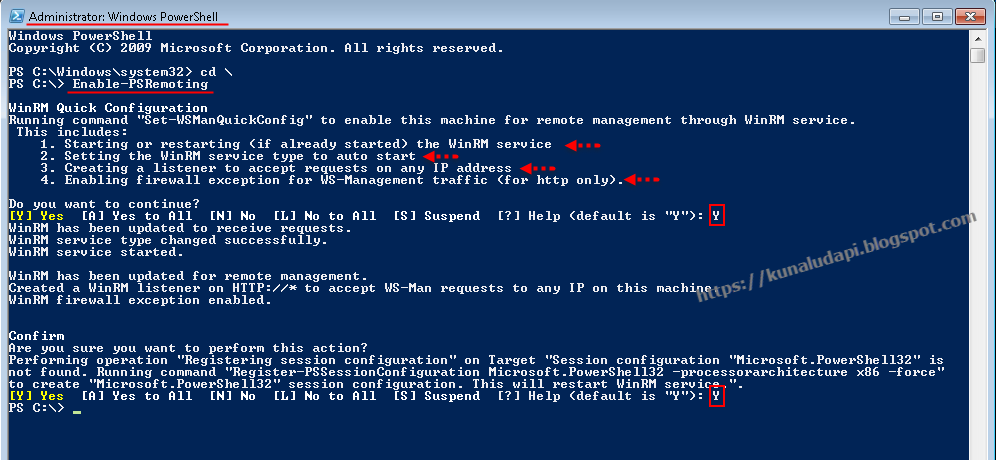 using powershell to install software