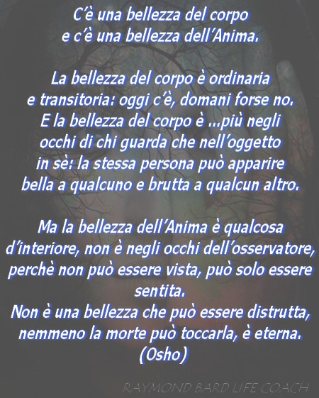 Raymond Bard Total Wellness C E Una Bellezza Del Corpo E C E Una Bellezza Dell Anima La Bellezza Del Corpo E Ordinaria E Transitoria Oggi C E Domani Forse No E La Bellezza Del