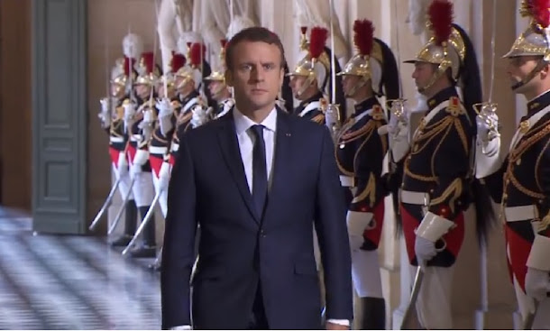 法國總統馬克宏今(3)日將在前王宮凡爾賽宮(Palace of Versailles)對國會兩院發表演說。 法國總統馬克宏今(3)日將在前王宮凡爾賽宮(Palace of Versailles)對國會兩院發表演說。
