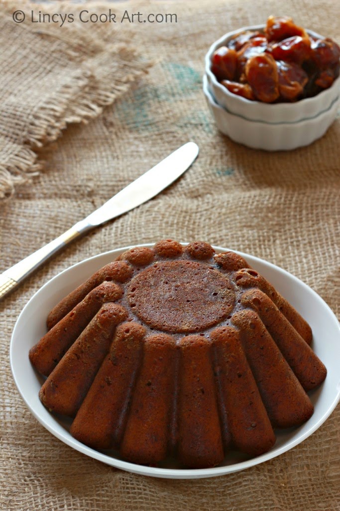 Banana Date Cake with Walnuts (Eggless) Lincy's Cook Art