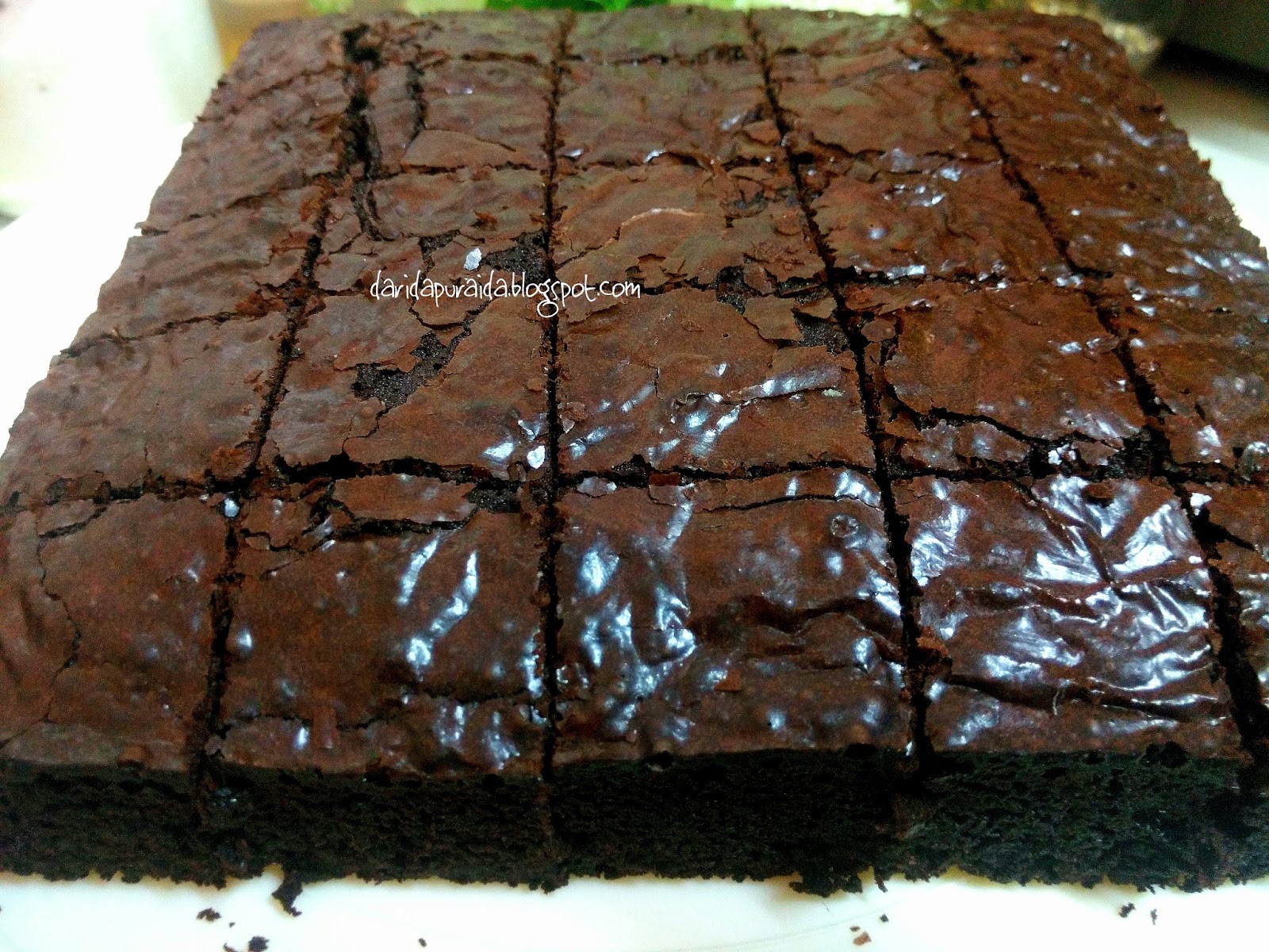 Dari Dapur Aida Chewy Gooey Brownies.. Ada yang panggil Brownies Kedut
