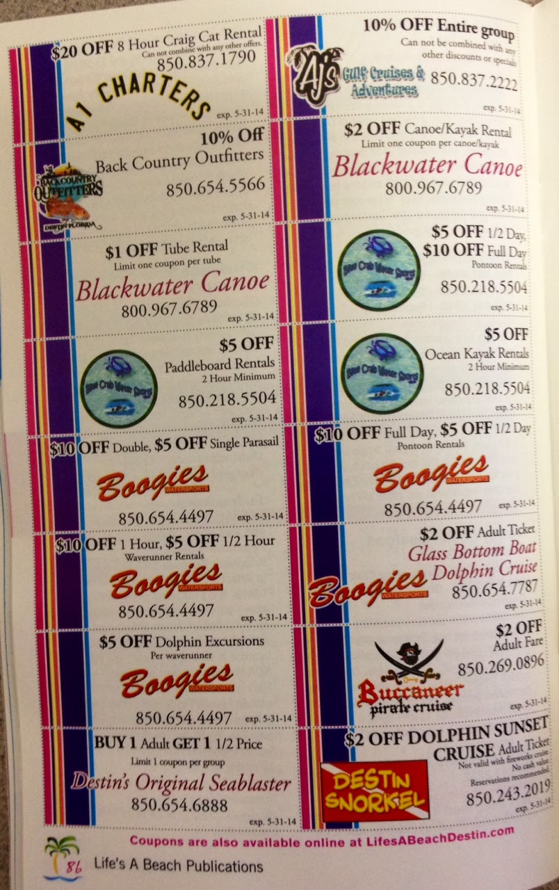 Life's A Beach Check Out Our Amazing Coupons!