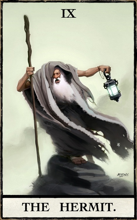 the hermit card