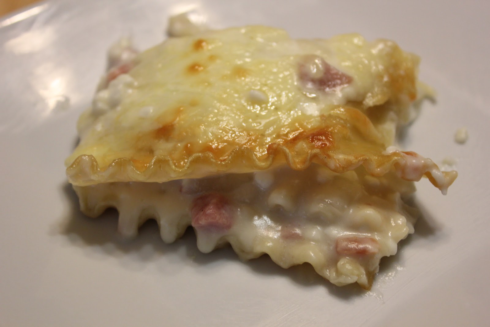 THE BUSY MOM CAFE Ham & Cheese Lasagna