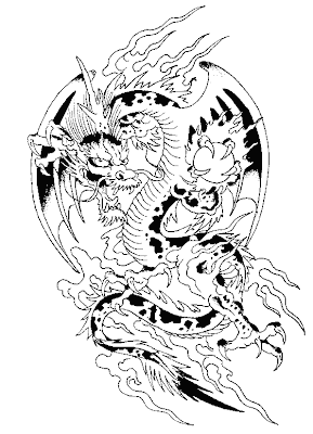 Free Dragons Coloring Pages