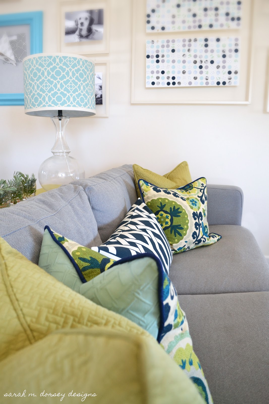 sarah m. dorsey designs Pillow Shams for the Living Room