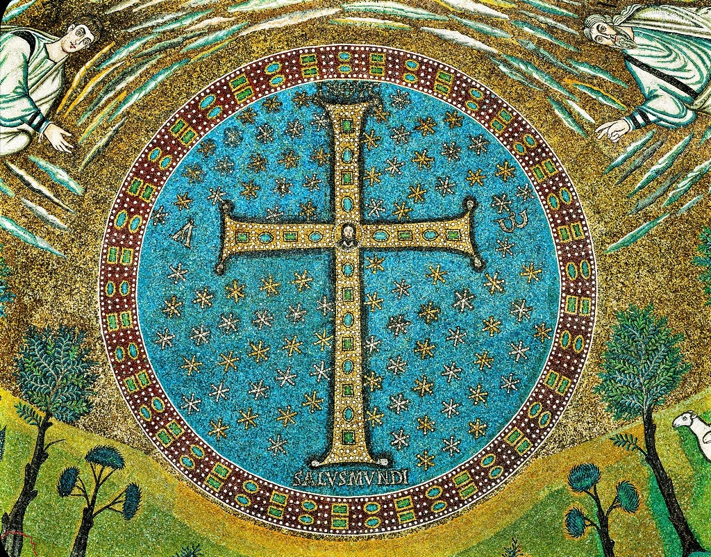 Icona Immagine di Dio Ravenna, Basilica di Sant'Apollinare in Classe, mosaici, 547
