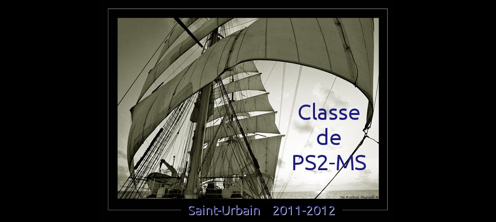 Classe de PS2-MS de Saint-Urbain 2011-2012