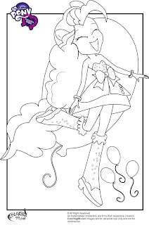 mlp pinkie pie equestria girls coloring pages