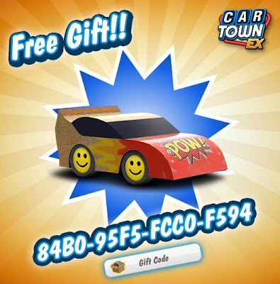 Car Town EX Free Gift Really Fast Car 2012