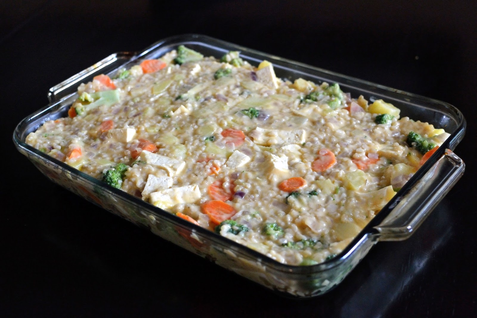Ashley's Green Life My GoTo Holiday Meal Vegan Cheesy Casserole