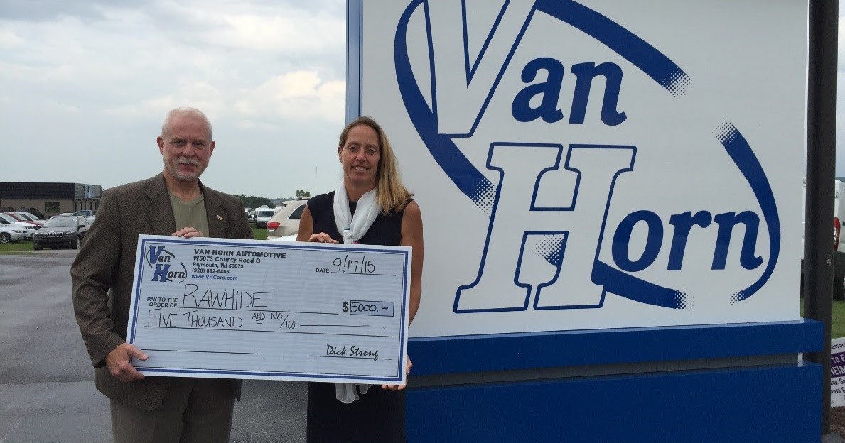 Van Horn Auto Group Blog Van Horn Automotive Donates 5,000 to Rawhide