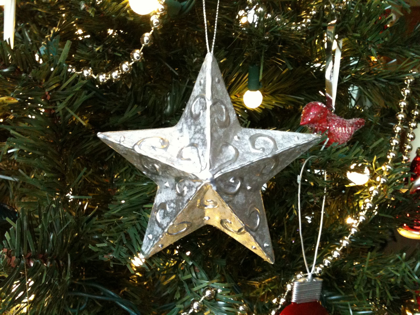 Holly Goes Lightly DIY Faux Metal Ornament