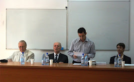 Aspecte de la susţinerea tezei de doctorat a d-lui Mihai-Cristian Amăriuţei, 9.06.2012...