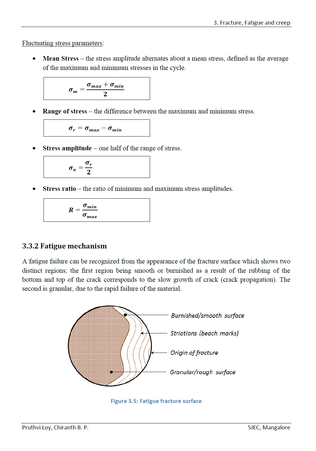 Material Science and Metallurgy: 3. Fracture, Fatigue and ...