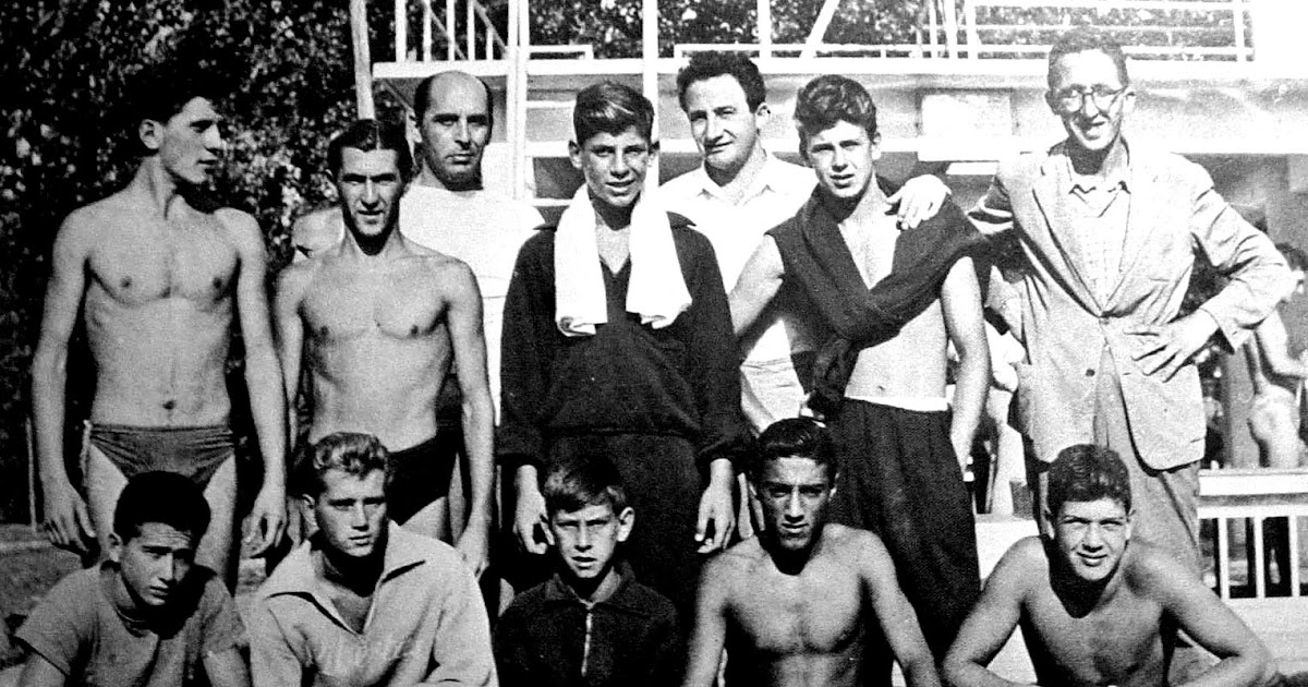 Water Polo legends 1953 The team of Libertas Pescara Nuoto