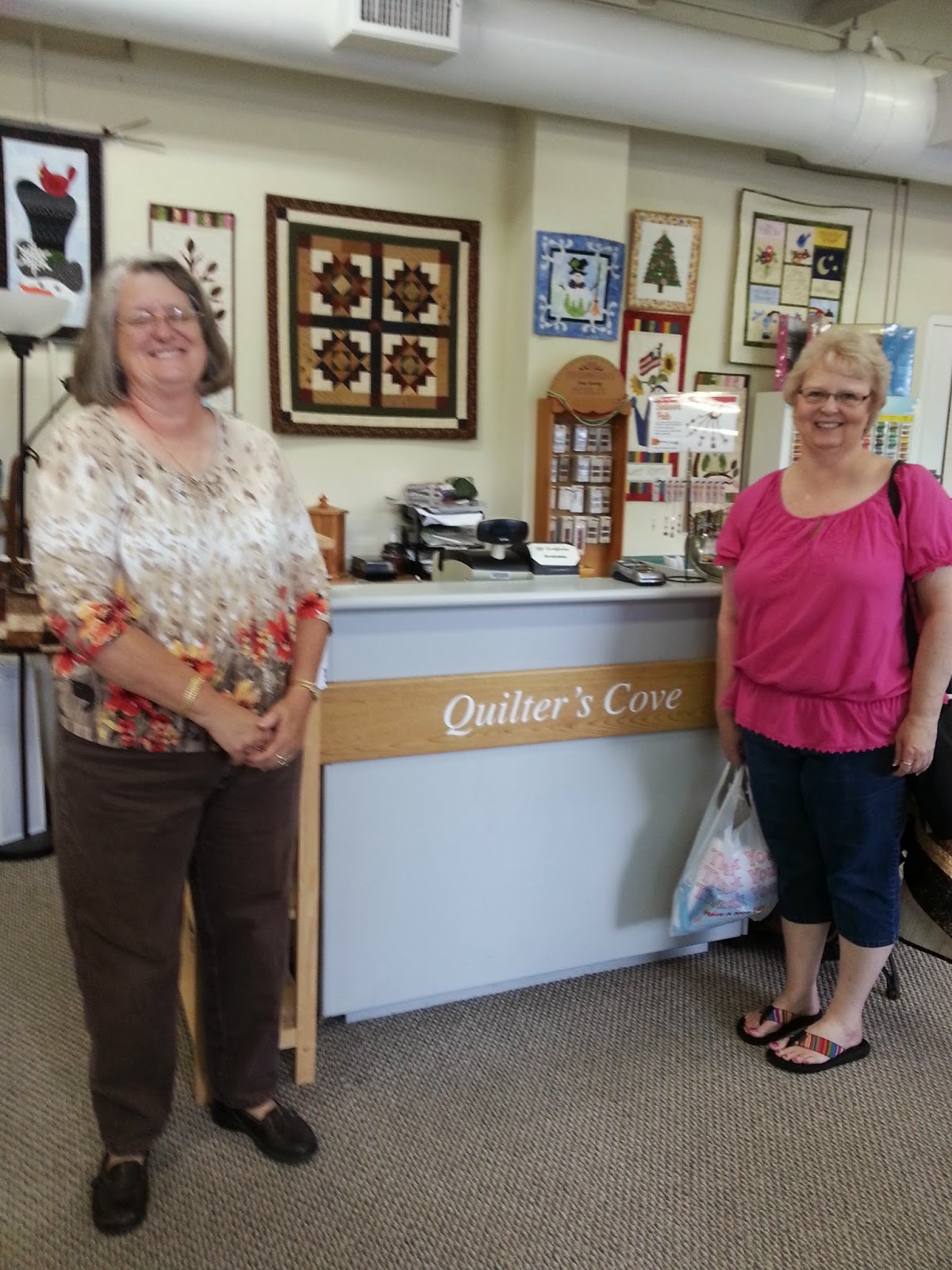 Geoff's Mom Follow the exciting adventures of Crazy Cruising Quilters
