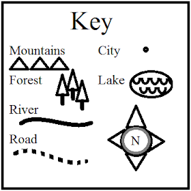 Classroom Freebies Too: Make a Map of the Setting -- a Printable Map Key
