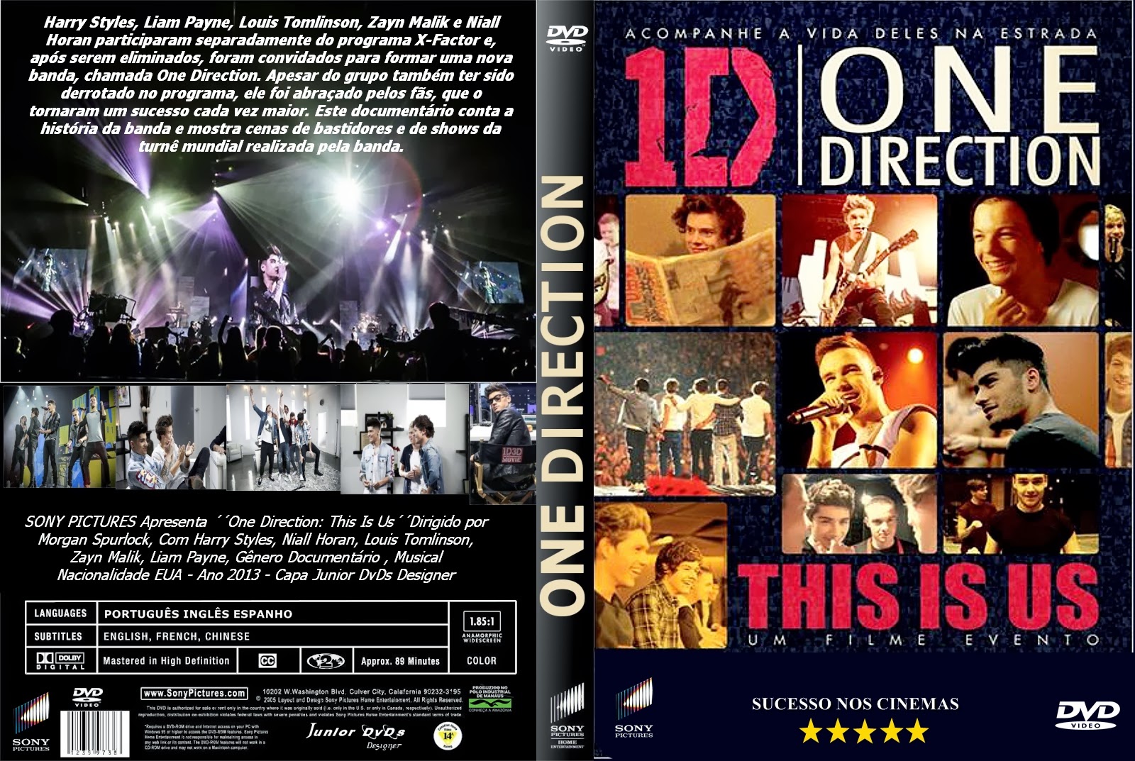 Available for Download Baixar One Direction This Is Us DVDRip Legendado
