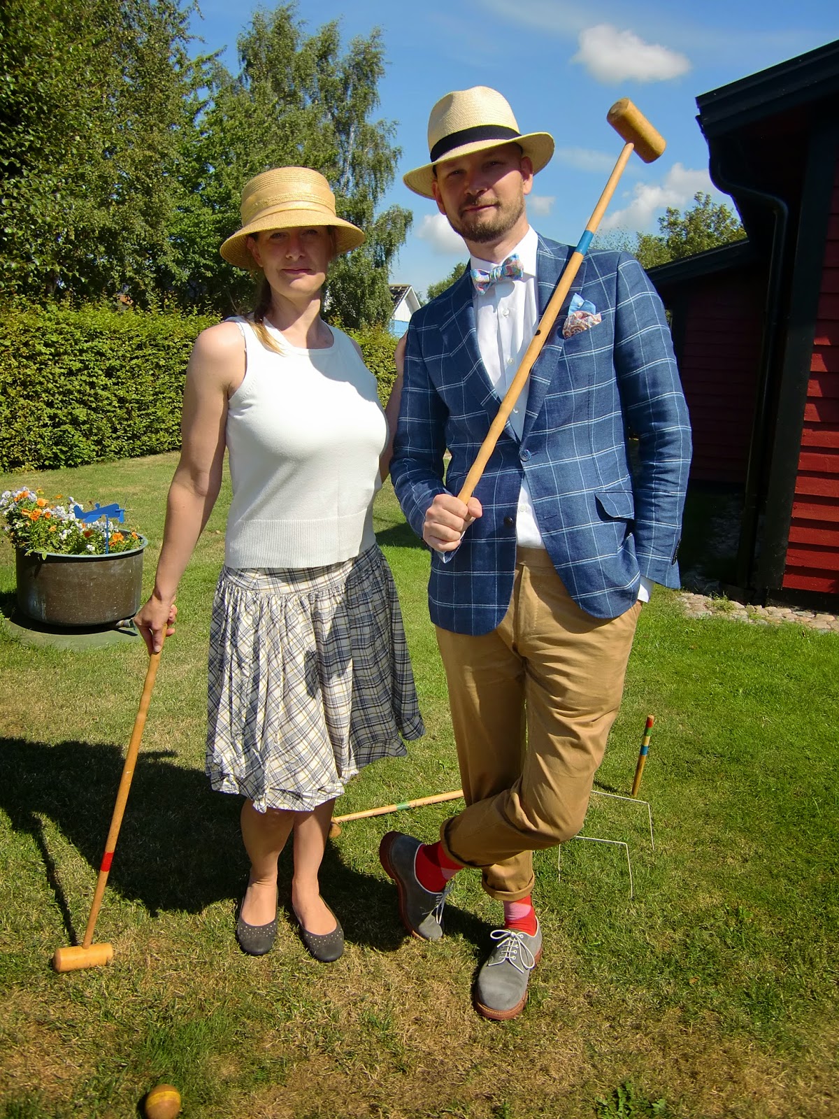 Tara & Joakim's blog Croquet fashion