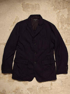 Engineered Garments "Baker Jacket in Navy Uniform Serge" Fall/Winter 2015 SUNRISE MARKET