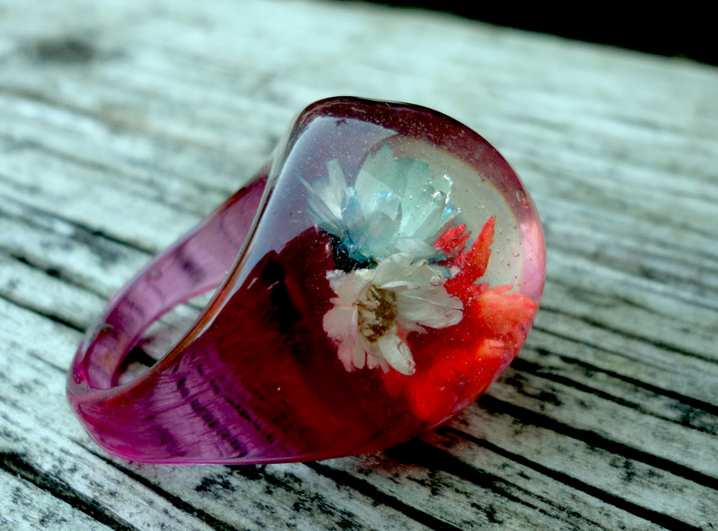 Resin Crafts Vintage Resin Rings