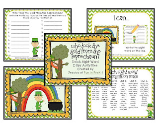 Fun in PreK-1: March: Shouting Out & Showing Off St. Patty's Day Edition